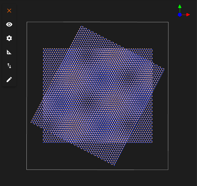Twisted Bilayer Boron Nitride Structure with 62.64° Twist Angle